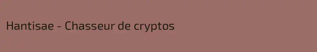 Hantisae - Chasseur de cryptos